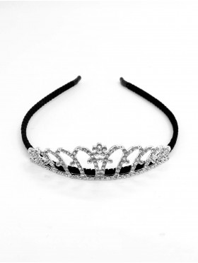 Rhinestone Tiara Hair Band 